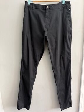 Men's Black Stretch Casual Pants
